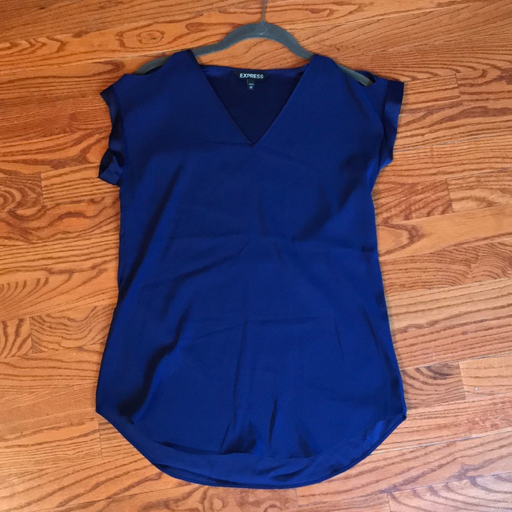 Dark Blue silk shirt